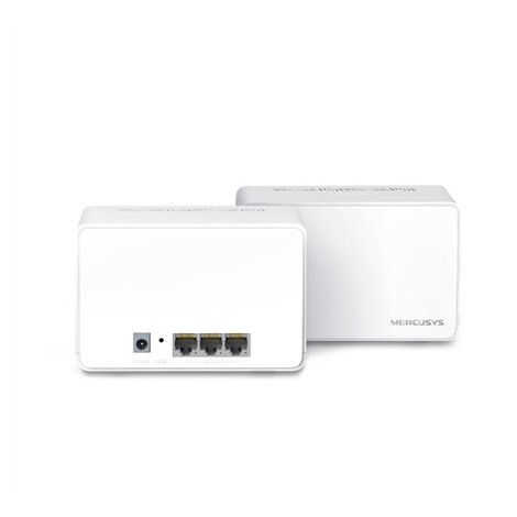 Mercusys | AX3000 Whole Home Mesh WiFi 6 System with PoE | Halo H80X (2-Pack) | 802.11ax | 574+2402 Mbit/s | 10/100/1000 Mbit/s - 2